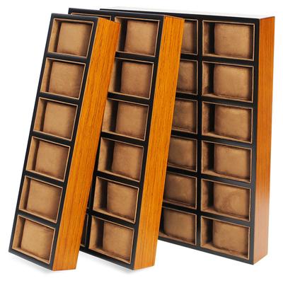 Bark-Finish Watch Display Tray