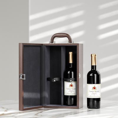 Black Leather Liquor Box
