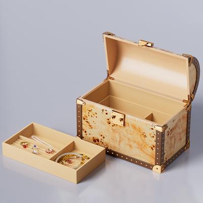 Burl-Wood Grain Jewelry Box