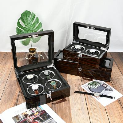 Ebony Watch Box with Aluminum Trim