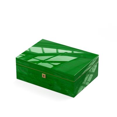 Emerald Lacquer Jewelry Box