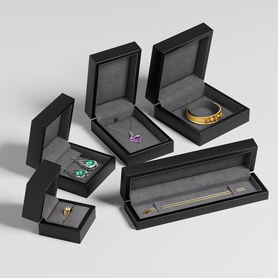 Matte Black Jewelry Box Set