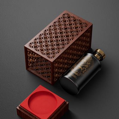 Openwork Wooden Liquor Box