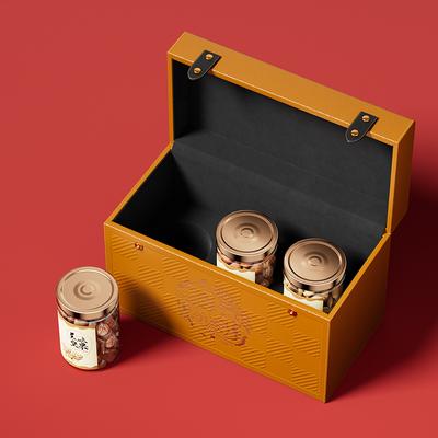 Orange Leather Nut Gift Trunk