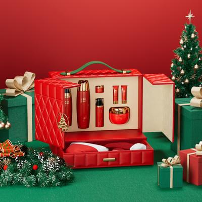 Quilted Leather Christmas Gift Case