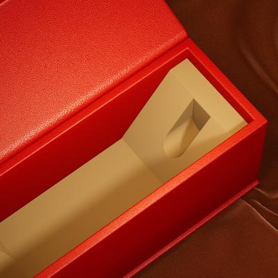 Red Leather Wine Box