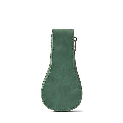 Shaped Leather Watch Pouch — Multi-Color