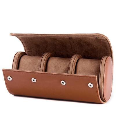 Slide-In Leather Watch Roll