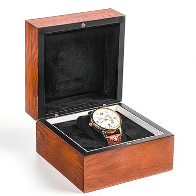 Wood-Grain Single Watch Box
