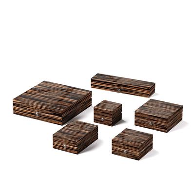 Wooden Jewelry Box Set