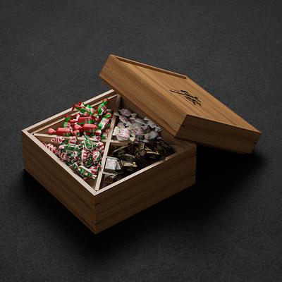 Wooden Mooncake Gift Box — Design 3
