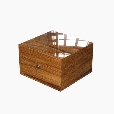 Zebra-Wood Stripe Watch Box