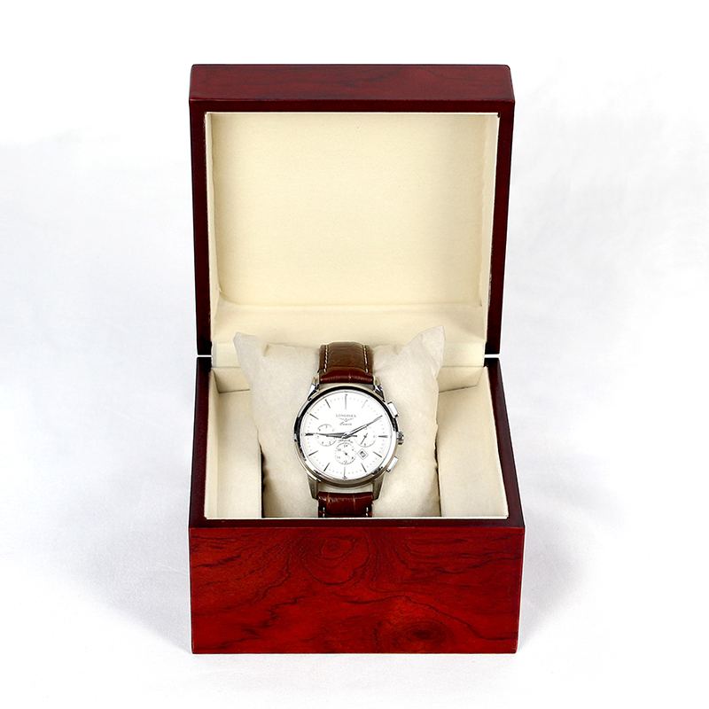 Rosewood Grain Single Watch Box