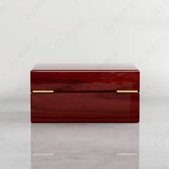 Red Round-Lock Lacquer Box photo 4
